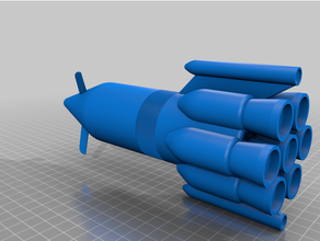 Unglaubliche Omnidroid Startprogramm Rakete 3d print model - Mito3D