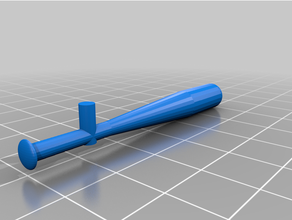 gundam bat peg petitguy baseball plamo gunpla 3d print model - Mito3D