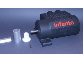 essieu connecteur infento pulse moteur infentorides 3d print model - Mito3D