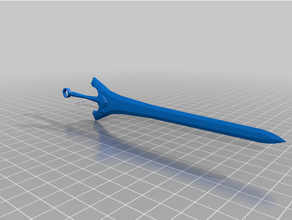 laura s culos espada llavero juicios frío acero 3d print model - Mito3D