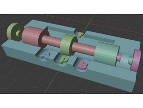 hydraulic valve cutaway 3d print model - Mito3D