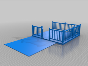 Deck draussen 3d print model - Mito3D