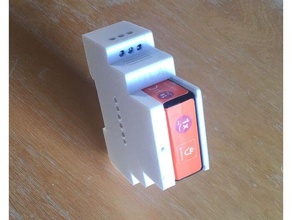 Lärm Schiene Box enocean Relais Schalter Nicken vimar 3d print model - Mito3D