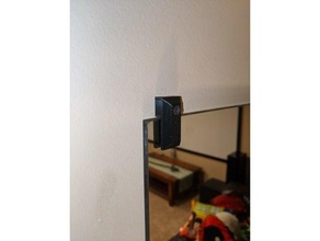 mirror mount clip 6mm bracket holder support 3d print model - Mito3D