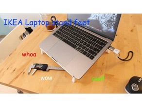 Füße Ikea Laptop Stand 3d print model - Mito3D