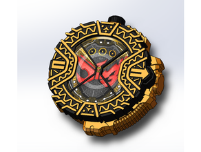 Kamen cavaleiro zi Homa relógio corrida 3d print model - Mito3D