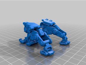 overwatch bastion sentry turret mode blizzard games 3d print model - Mito3D