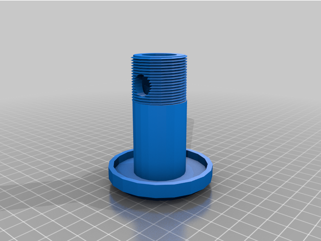 spa intake threads 3D print model - Mito3D