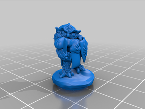 hooty owl 1 dungeons dragons fantasy ikwiikwii miniature miniatures owlbear tabletop 3d print model - Mito3D