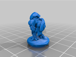 yuhalama baykuş 2 top rulman Zindanlar ejderhalar fantezi oyun minyatür masaüstü 3d print model - Mito3D