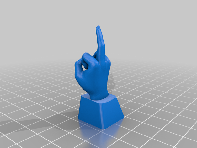 dedo fu chave boné cereja mx Porra 3D print model - Mito3D