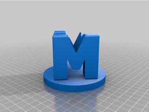 ambigrame fmn3 personalizzato 3d print model - Mito3D