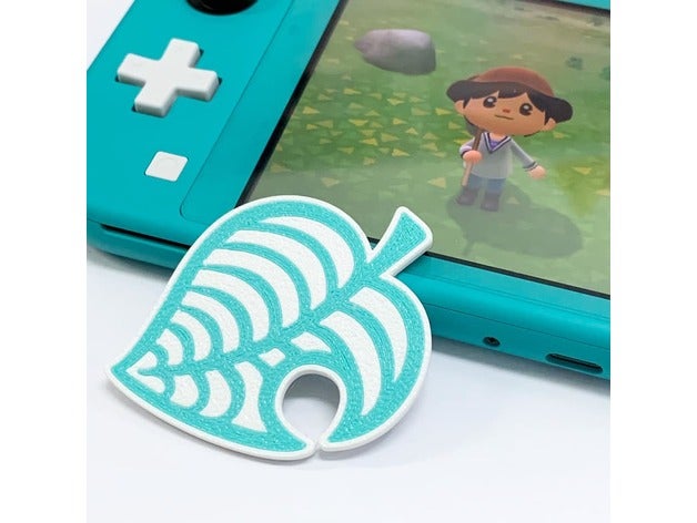 Tier Kreuzung Blatt multi colour Charme Wildwechsel Nintendo Schalter 3D print model - Mito3D