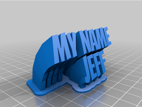 Jeff angepasst 3d print model - Mito3D