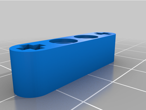 customized straigh+oo+t beam lego technic 3d print model - Mito3D