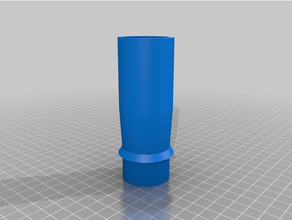 schlauchadapter 32-36mm customized 3d print model - Mito3D