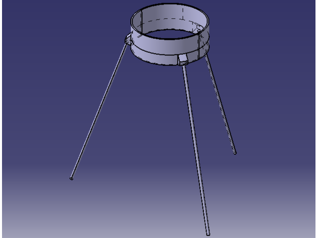 destek kese kavisli lasyon sırt çantası Kulp katılaşma dondurucu üstesinden gelmek 3D print model - Mito3D