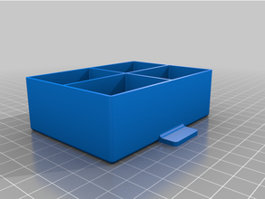 personalizado gaveta caixa sensorwith hex padronizar lados 3d print model - Mito3D