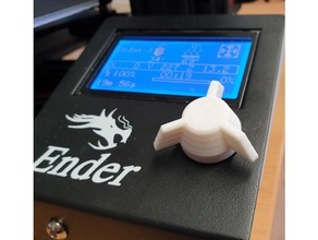 Ender 3 Steuerung Knopf Prusa Mini Stil cr10 lcd 3d print model - Mito3D