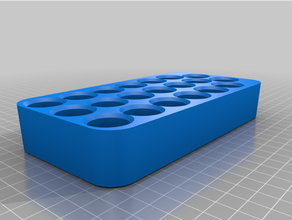 50 cal caso bainha organizador 3d print model - Mito3D