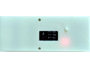 elektronisch Niveau Beschleunigung Sensor 3 axis Beschleunigungsmesser Arduino oled Anzeige wasserwaage 3d print model - Mito3D