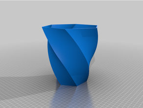 Pflanze Topf Vase 3d print model - Mito3D