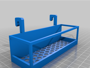customized ikea skadis pegboard tray 3d print model - Mito3D