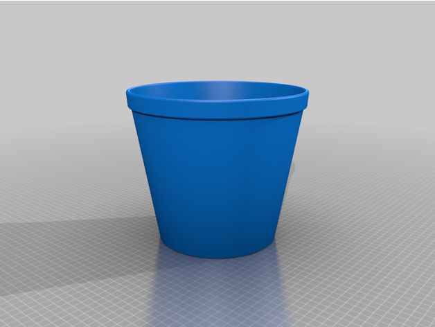 personnalisé pot fleur classique style 3D print model - Mito3D