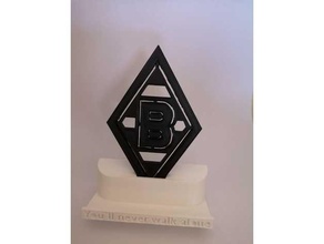 Smartphone ficar pé Borussia Nchengladbach Bundesliga Gladbach emblema logotipo Mnchengladbach suporte 3d print model - Mito3D