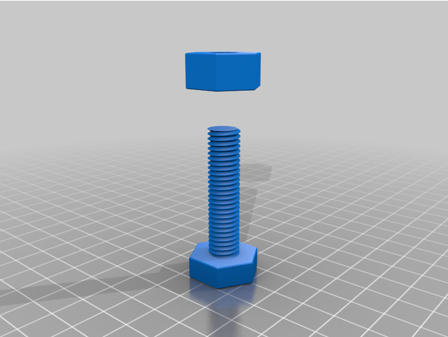vite dado 3D print model - Mito3D