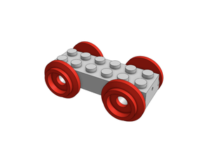 Lego mattone 2x6 carro brio ikea treno 3d print model - Mito3D