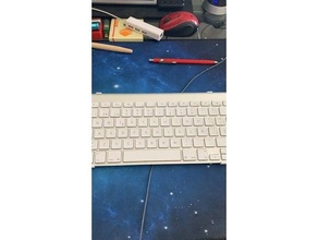 apple magic keyboard cable saver 3d print model - Mito3D
