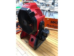milwaukee tool fan upgrade power supply m18 tools mke 3d print model - Mito3D