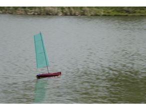 wing footy boat czech rcracing rc parts rg65 sail wingsail 3d print model - Mito3D