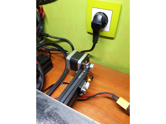 ender 3 motor adaptador montar extrusora paso 3D print model - Mito3D