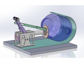 Notfall pneumatisch Ventilator Konzept 50 covid 19 Respirator 3d print model - Mito3D