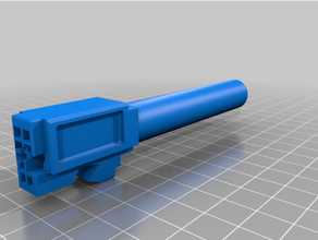 glock 17 g3 Treinamento barril 3d print model - Mito3D