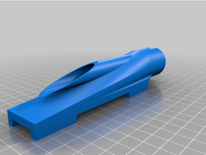 ince 30mm motor binmek flitetest flite Ölçek yatağı rcplane ikiz 3d print model - Mito3D