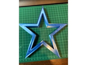 star design 4th july decor decoration fourth stars 3d print model - Mito3D