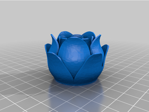 flower fixed 3d print model - Mito3D