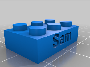 sam customized 3d print model - Mito3D