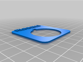 personalizado Customizável máquina botão apertar tagstag 3d print model - Mito3D