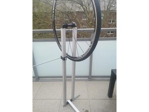 bicycle wheel truing jig bike workshop 3d print model - Mito3D