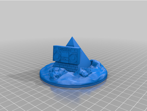 klf Pyramide Blaster Logo 3d print model - Mito3D