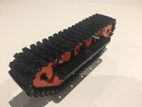 mr5 robotic track caterpillar gears robot robotics tank 3d print model - Mito3D