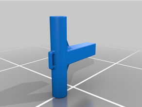stake anchor pole boonedox mount spud 3d print model - Mito3D