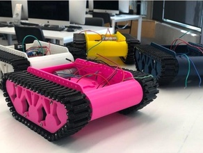 mr5b robot robotics robotos tank track 3d print model - Mito3D