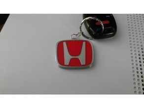Honda anahtar Zincir anahtarlık 3d print model - Mito3D