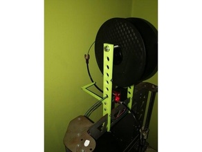 tatara spool holder anet a8 filament steel 3d print model - Mito3D