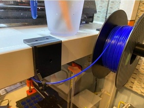 lack mount filament guide 3d print model - Mito3D